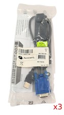 Lot of 3 New Avocent DSRIQ-USB 620-261-502 Server Interface Module VGA KVM Cable picture