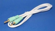 3FT STEREO AUX Cable White 3.5mm PLUG Male Male picture