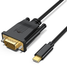 USB C to VGA Cable 3FT, Source Type-C to VGA Monitor Display Cable | picture