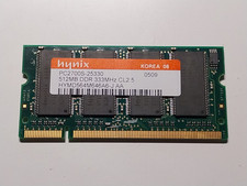 HYMD564M646A6-J AA Hynix 512MB PC2700 DDR-333MHz Non-ECC Unbuffered CL2.5 200-P picture