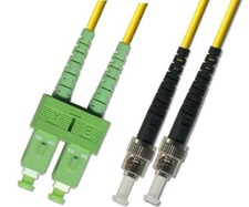 10M Singlemode Duplex Fiber Optic Cable 9/125 SC APC ST UPC Patch Cable Network picture