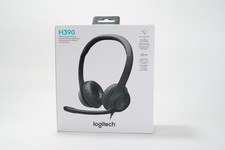 NEW HEADSET Logitech H390 Over-Head Comfort USB Noise-Canceling Microphone picture