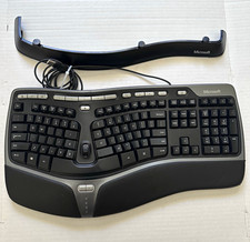 Microsoft Natural Ergonomic Keyboard 4000 v1.0 KU0462 Wired USB Model 1048 Works picture