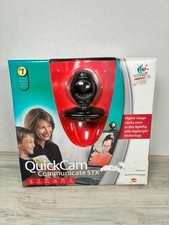 Logitech 2005 QuickCam Communicate STX Computer Webcam Video USB Black New picture