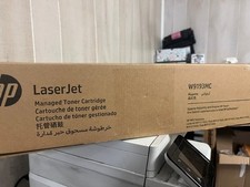 HP Laserjet W9193MC Magenta Managed Toner Cartridge Genuine, open box sealed bag picture