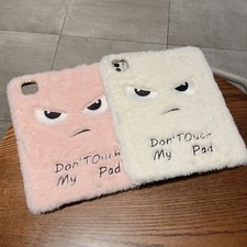 Plush Fur Cute Cartoon Case Cover For iPad 5/6/7/8/9/10/11th Gen Pro 11