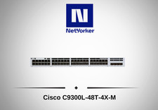Cisco  Catalyst 9300L C9300L-48T-4X-M  48 Port 48x1G 4x10G SFP+ Switch picture