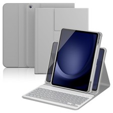 YBING for Galaxy Tab A11 Plus Case with Keyboard 11-Inch & A9 Grey picture