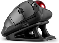Nulea M511 Wireless Trackball Mouse, Rechargeable Ergonomic Thumb-Control Mouse picture