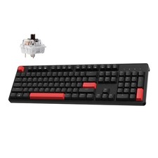 LEMONKEY WIRED MECHANICAL GAMING KEYBOARD 100% LAYOUT BROWN SWITCH - BLACK picture