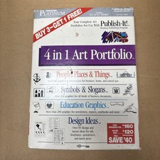 Timeworks 4 In 1 Art Portfolio Platinum Series Apple IIe, IIc, IIgs picture