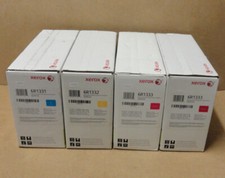 (4 Boxes)  Xerox 6R1331 (CYAN) 6R132 (YELLOW)  6R1333 (MAGENTA) Toner Cartridge picture