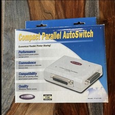 Belkin Compact Parallel Auto Switch F1U115E for Printer Sharing 1999 Y2K picture