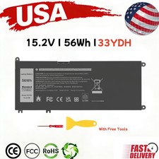 ✅LOT 10X 33YDH Battery for Dell Latitude 3380 3480 3490 3580 3590 Inspiron 7577 picture