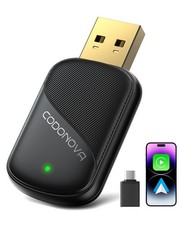 Mini Wireless CarPlay Adapter for iPhone & Android Auto - Wired to Wireless picture
