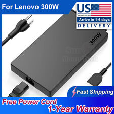 Laptop Adapter New For Lenovo 300 Watt Slim Tip Power Supply Cord ADL300SLC3A picture