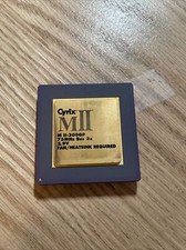 Cyrix MII 300GP 75 MHZ Bus 3X 2.9v Ceramic CPU Processor Gold Pins VTG picture