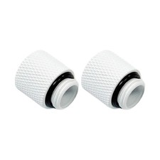 Dracaena.io 2-Pack G1/4 Extender Fitting 15mm, M-F, White, Brass picture