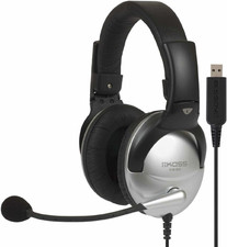 Koss Multimedia Stereo Headphone with USB Plug (SB45 Usb),Red picture