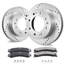 Front Brake Kit Compatible with 2011-2019 Chevy Silverado GMC Sierra 2500 3500 H picture