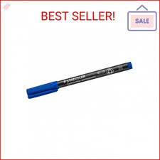 STAEDTLER Lumocolor Universal Pen, Medium, Felt Tip, Permanent Marker, 1.0mm, Bl picture