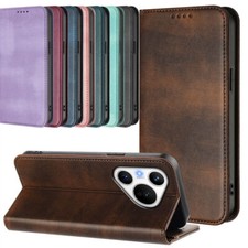 Flip Leather Magnetic Wallet Cover Case For S26 S25 S24 S22 S21 S23 Note 20 picture