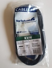 StarTech.com 10 ft Ultra Thin USB VGA 2-in-1 KVM Cable - VGA KVM Cable - USB KVM picture