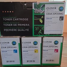 Clover HP Toner Cartridge Set of 4 CMYK: CF210A CF211A CF212A CF213A NEW picture