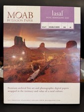 Moab By Legion Paper Lasal Rag Bright 300GSM 8.5x11” Double-sided 25 Sheets picture