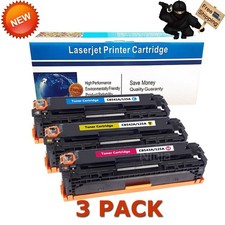 3PK CB540A Color Toner Cartridge For HP 125A LaserJet CM1312 CP1515n CP1518ni picture