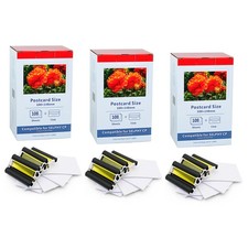 3 PCS Fits Canon Selphy CP1300 KP-108IN 3115B001 Ink Toner 4