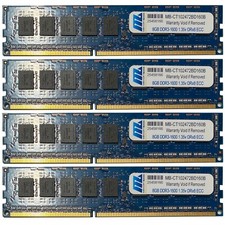 32GB kit (4x8GB) CT102472BD160B Crucial Equivalent) DDR3-1600 PC3L 2Rx8 ECC  picture