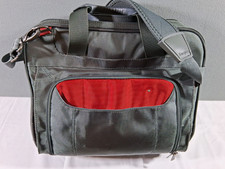 Targus Gray/Red Nylon Messenger Shoulder Bag 15