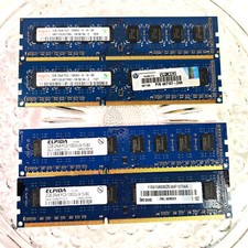 4 Sticks of 2 gig ram PC3 10600U-9-10-B0 mixed lot Modules. Total 8 Gigs of RAM picture