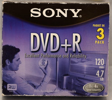Sony DVD+R 3 Pack, 120 Min. 4.7 GB picture