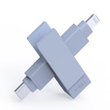 iXflash MFi 128GB Lightning USB-C iPhone Apple iPad Flash Drive Photo Stick Blue picture