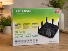 TP-Link Archer C5400 AC5400 Tri-Band MU-MIMO Gigabit Wi-Fi Router NEW Sealed picture