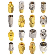 SMA Adapter Type Set 16PCS FPV Connector Kit Cable Antenna Adapter to SMA/MCX... picture