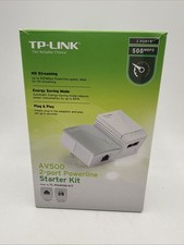 TP-Link TL-PA4026 KIT AV500 2-Port Powerline Starter Kit - NEW in Box picture
