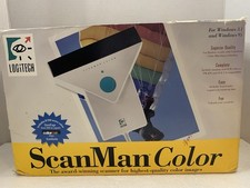 VTG Logitech Scan Man Color Scanner Untested. picture