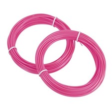 2 Pcs 3D Pen Filament, 1.75mm Dia 33ft Length, Fluorescent Rose Red picture