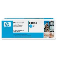 HP C4192A Cyan Toner Cartridge LaserJet Series 4500-4550 - NEW GENUINE picture