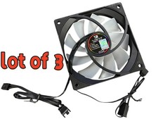 Lot of 3 Thermalright TL-C12B-S V2 Black 120mm ARGB PWM PC Case Fan 1500RPM picture