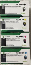Lexmark 70C1HK0 70C1HC0 70C1XM0 70C1HY0 High Yield For Lexmark CS510 Retail Box picture