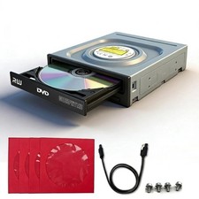 Internal DVD CD RW Burner 24x 5.25 SATA Optical Drive Tower Desktop PC picture