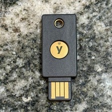 Yubico Yubikey 5 USB-A NFC Single Security Key Y-237 Open Box picture