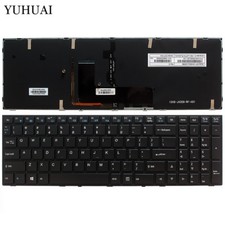 New for Clevo P670RE3 P670RG P670SG Gaming Keyboard US Backlit black Frame picture