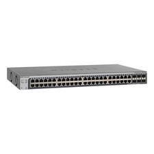 NETGEAR 48PORT MANAGEABLE PROSAFE GIGABIT STACKABLE SMART SWITCH GS752TS | USED picture