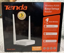 NEW IN BOX TENDA  MODEL N301 WIRELESS WIFI N300 EASY SETUP ROUTER picture