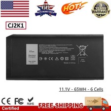 CJ2K1 Battery for Dell Latitude 5404 7404 5414 7414 Rugged Extreme 4XKN5 65Wh US picture